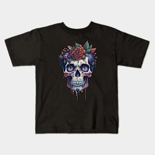 Floral Marvels & Sugar Skulls: Mexico's Dia de los Muertos Kids T-Shirt